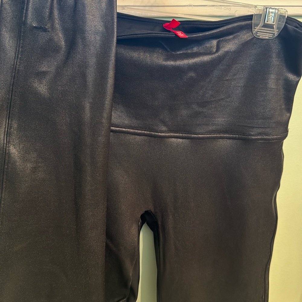 Spanx faux leather leggings